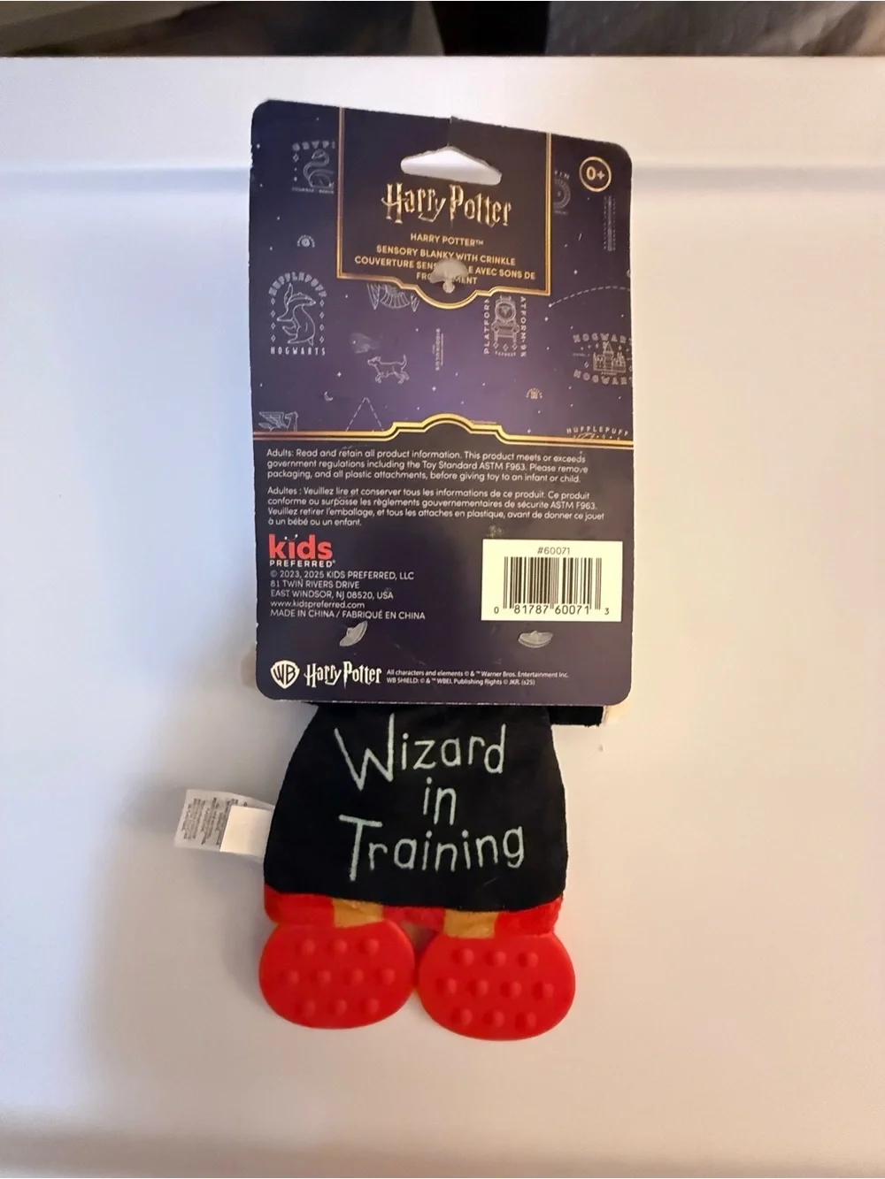Warner Bros. Harry Potter Plush with Black Robe and Red Shoes teether